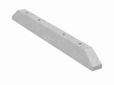 Concrete Spur Slab 3D model