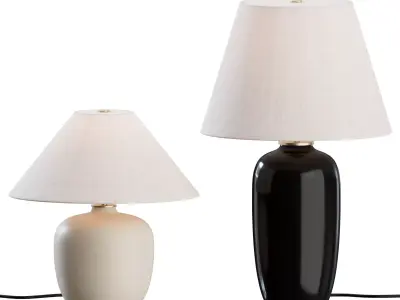 Torso Table Lamp By MENU 3D model