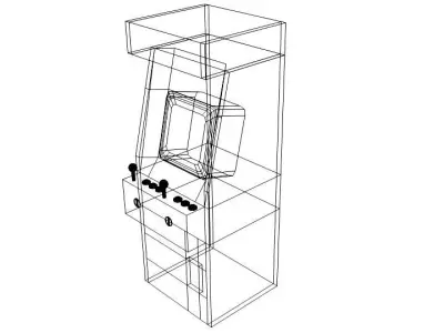 Arcade Game - Video Machine 3D model