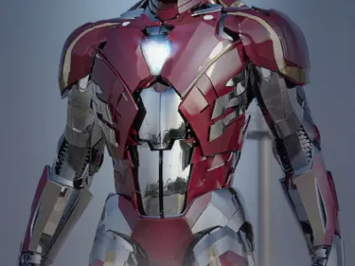 Iron Man MK-T78 Adamantium Armor 3D model