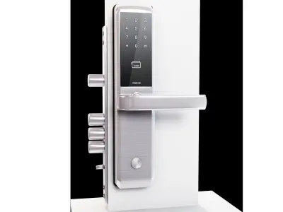 Large Digital Door Lock 3D model Code YDM3168 Low-poly 3D Low-poly 3D model