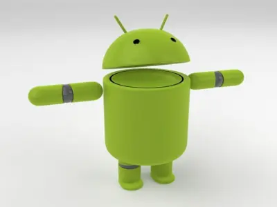 Android robot 3D model