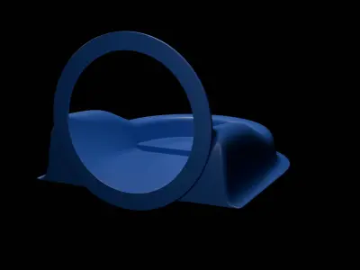 Waterslide start piece 3D model