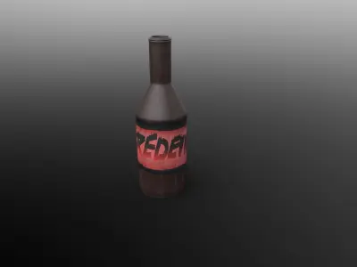 Sci-fi environment models Low-poly 3D model