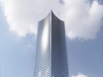 Parametric Building 1c11 3D model
