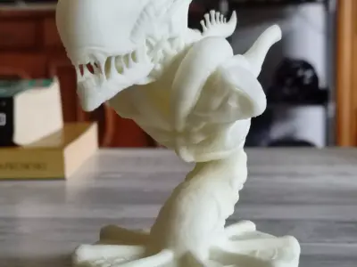 Xenomorph Bust 3D print model