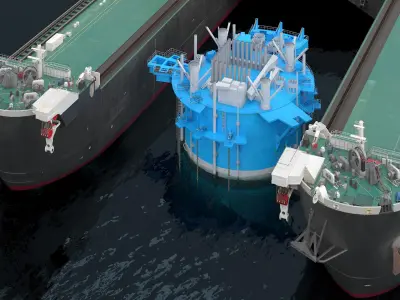  Platform Installation and Decommissioning Vessel in Water 