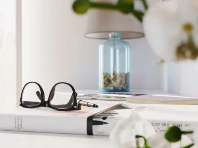 Scandinavian style  interior  3D model