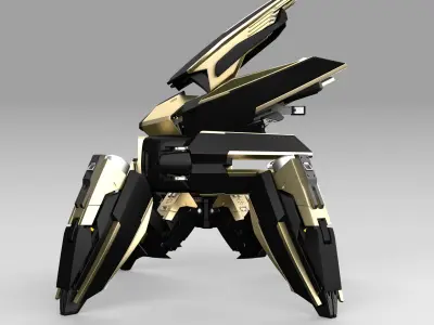 Quadbot 211F 3D model