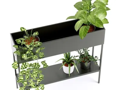 Console Consuela for flowers La redoute 3D model