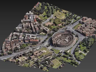 Rome Coliseum 3D Scan 3D model