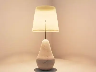 Low-poly lamp Low-poly 3D model