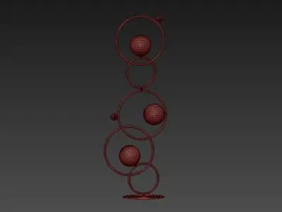 VeniceM Zoe Floor Light by Massimo Tonetto 3D model