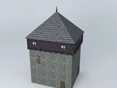Museum castle 3D model