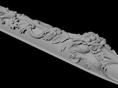 leg High quality 3d models for processing on a cnc machine 3D model 30