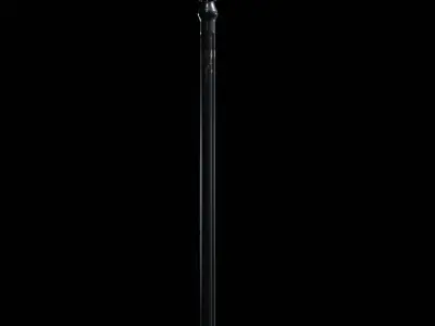 Lamp post number 3 and Bulb 3D model