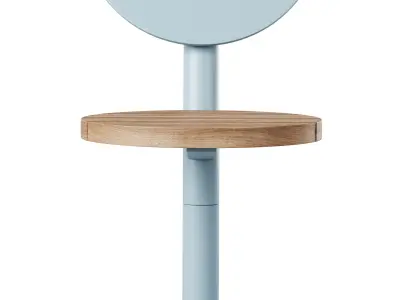 Park benches Morese Dot by mmcite 3D model