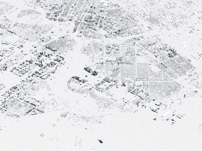 Nur-Sultan Kazakhstan City Landscape 3D Model 3D model