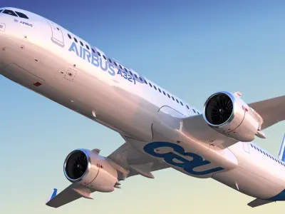  Airbus A321 Neo with interior and cockpit 