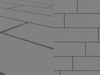 Cobblestone 10 High-Poly with Displacement Map Texture