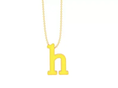 Alphabet - H 3D print model