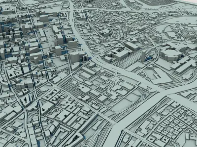Los Angeles California United States 3D print model