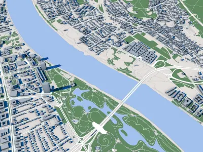 Bonn City Germany 3D model