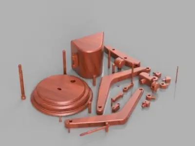 es lamp 3D print model