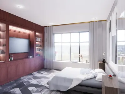 Desain Kamar Tidur Mewah 3D print model