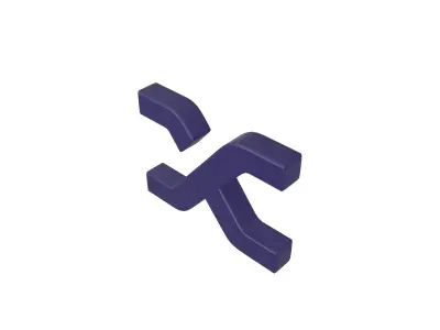 Synthetix Coin v2 002 Low-poly 3D model