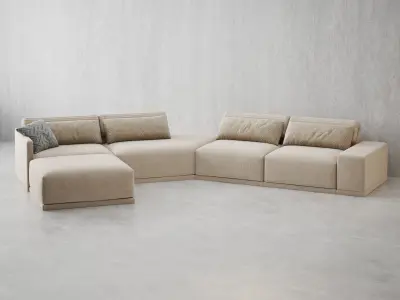 Grand Angle 10B Sofa 3D model