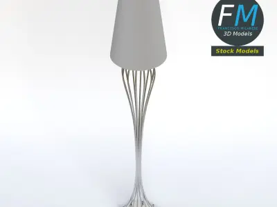 Modern lamp stand 3D model