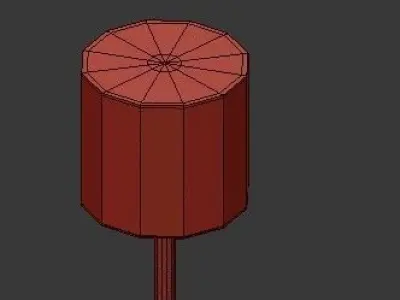 Untitled chandelier with glass balls hanging from it 3D model