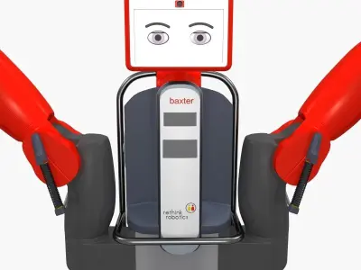 Industrial Baxter Robot 3D Model 3D model