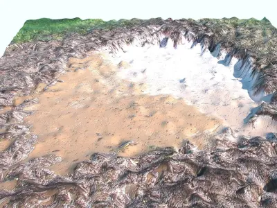 Mud Puddle 3D model
