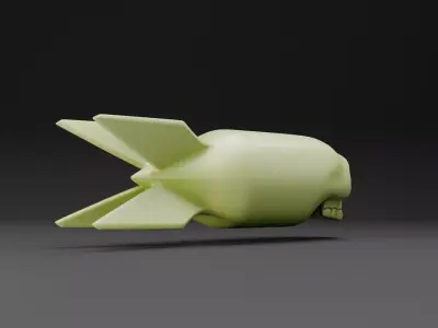 Skull Bomb  Stylized 3D Printable Model 3D print model