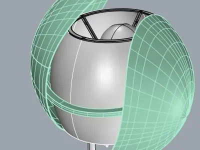 lighting stand ikea redesign 3D model