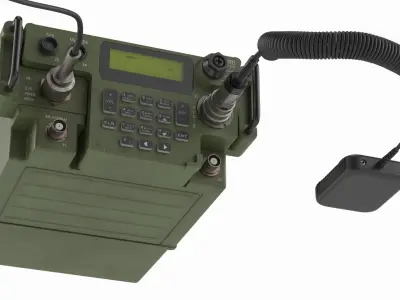  Military Field Transceiver with Tripod Antenna 