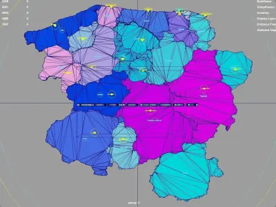 Kastamonu  Black Sea Region  Turkey map region geography 3D model