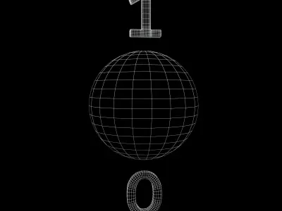 Qubits v1 002 Low-poly 3D model