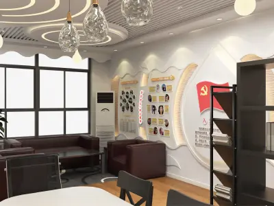 School activity room 3D model