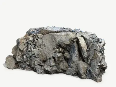Mountain Low-poly 3D model order