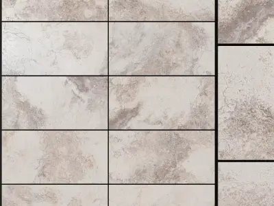 Yurtbay Seramik Bizantino Ivory 300x600 Set 1 3D model