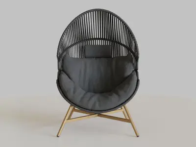 Outdoor Cocoon Chair 3D model