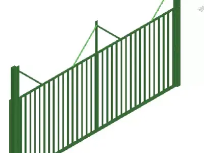 emergency gate 3D model