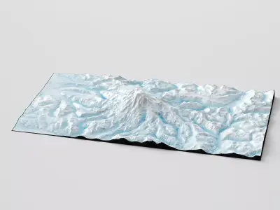 Ice Mountain 3D model