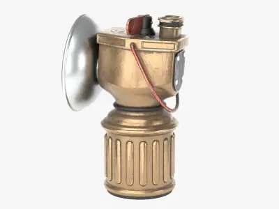 Miners Lantern Low-poly 3D model