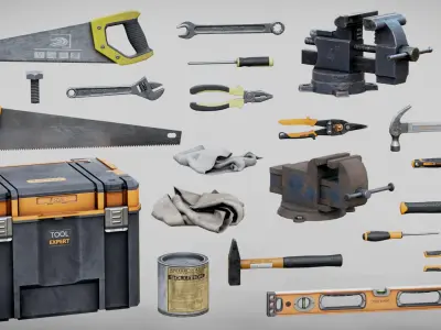  Industrial Workshop Asset Pack 