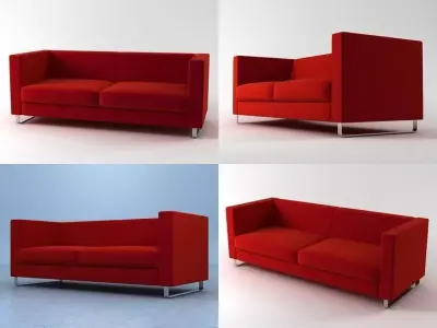 Kiss sofa 3D model