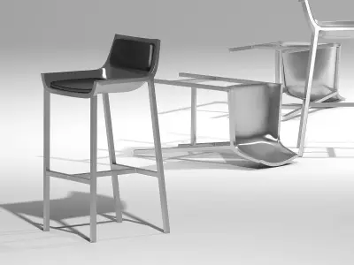 Sezz Barstool 3D model